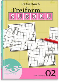 Freiform Sudoku 02 Rätselbuch