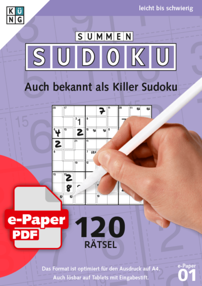 Summen Sudoku e-Paper