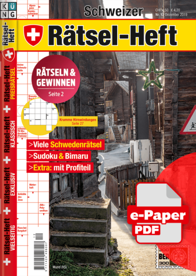 Schweizer Rätsel-Heft 12.2019 e-Paper