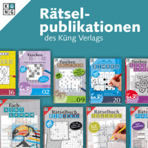 Rätselpublikationen für den Buchhandel vom Küng Verlag
