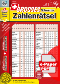 Grosses Schweizer Zahlenrätsel